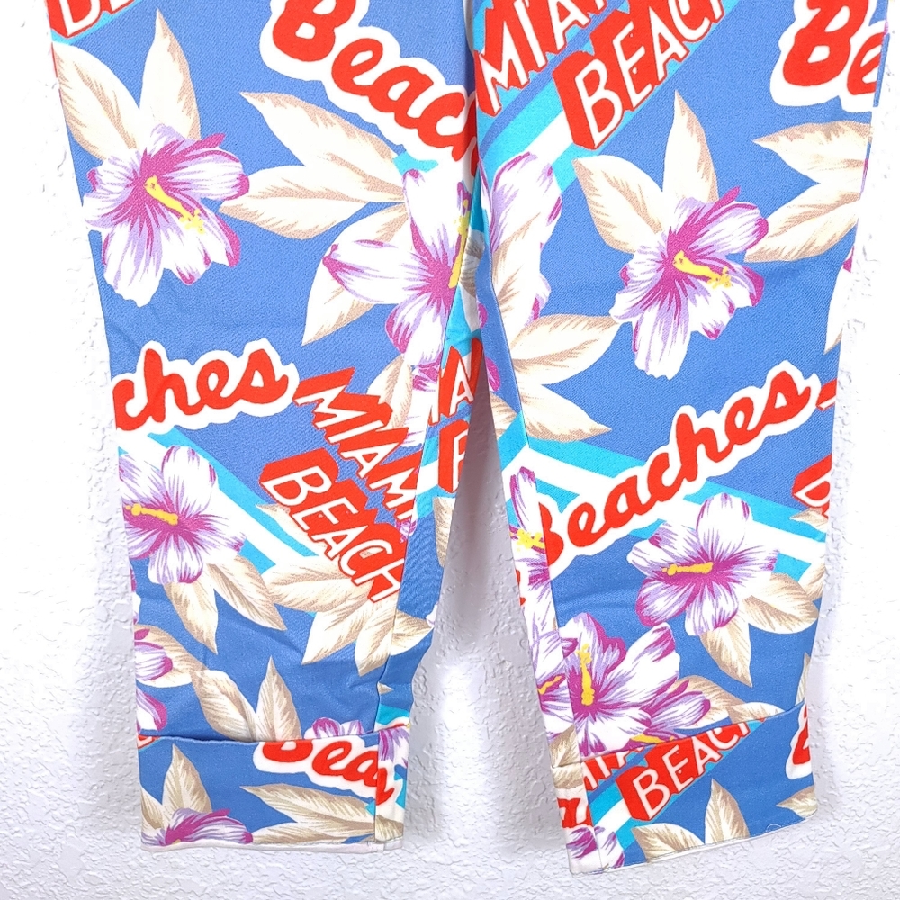 URBAN OUTFITTERS Miami Beach Print Pants - Picture 4 of 11